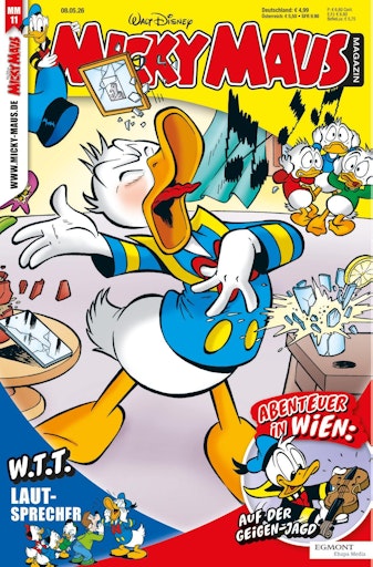 Cover das Micky Maus Magazin 11/26 // Weiterer Text über ots und
www.presseportal.de/nr/8146 / Die Verwendung dieses Bildes für
redaktionelle Zwecke ist unter Beachtung aller mitgeteilten
Nutzungsbedingungen zulässig und dann auch honorarfrei.
Veröffentlichung ausschließlich mit Bildrechte-Hinweis.
