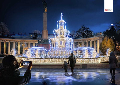 Neuer Weihnachtsmarkt am Schwarzenbergplatz in Wien