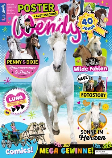 Cover Jubiläum-Ausgabe Wendy // Weiterer Text über ots und
www.presseportal.de/nr/8146 / Die Verwendung dieses Bildes für
redaktionelle Zwecke ist unter Beachtung aller mitgeteilten
Nutzungsbedingungen zulässig und dann auch honorarfrei.
Veröffentlichung ausschließlich mit Bildrechte-Hinweis.