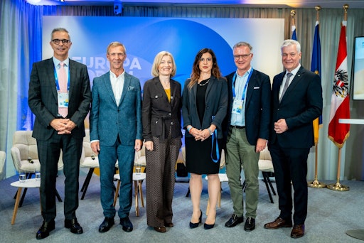  Gruppenbild zum Panel Gesundheit & Sicherheitspolitik beim Europa
Forum Wachau 2026