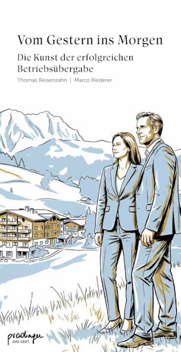 Mit „Vom Gestern ins Morgen“ haben Thomas Reisenzahn und Marco
Riederer einen Leitfaden vorgelegt, der Betriebsnachfolge im
Tourismus dort verortet, wo sie hingehört: im Zentrum strategischer
Unternehmensentwicklung.