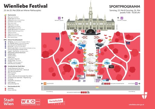 Vorschau Bild von Lageplan des Wienliebe Festival 2026