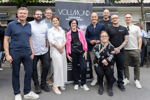 Vorschau Bild von Die VOLLMUND-Köche mit Vertretern der Erlebnisregion Graz und
Kunstmühle Haindl