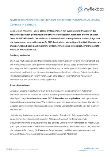 Vorschau Bild von Pressemitteilung als pdf