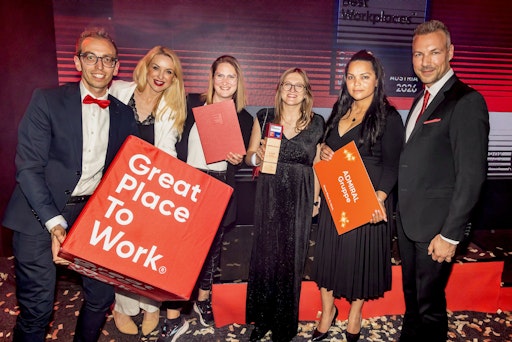 ADMIRAL Team bei der Great Place to Work Verleihung