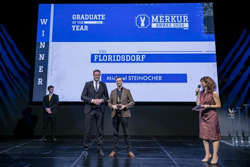 Vorschau Bild von Michael Steinocher und Andreas Holzer mit Moderatorin Daniela
Zeller.