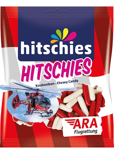 Vorschau Bild von Die eigens gestaltete hitschies ARA Edition. Ab Sommer im Handel.