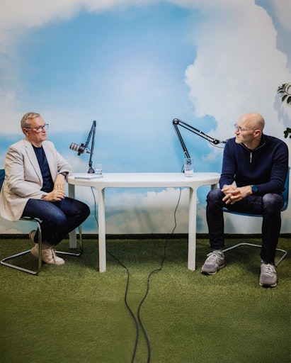 Vorschau Bild von CEO Christoph Schreiner im 123C Podcast mit Host Harald Grabner,
von 123Consulting