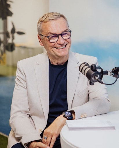 Vorschau Bild von CEO Christoph Schreiner im 123C Podcast mit Host Harald Grabner,
von 123Consulting