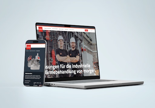 Vorschau Bild von Mockup der Website und Darstellung auf Mobile-Phones
