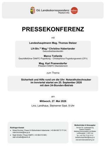 Vorschau Bild von Unterlage zur Pressekonferenz