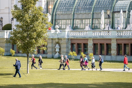 Vorschau Bild von Am Palmenhaus angekommen, wird der Rückweg angetreten.