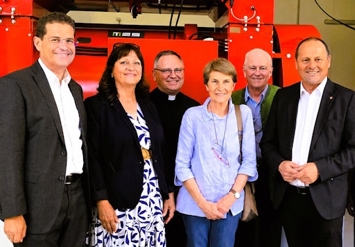 Eröffnungsfeier des Wasserkraftwerks Taberbach Mittelstufe