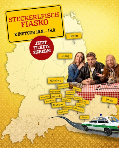 STECKERLFISCHFIASKO: Große Kinotour mit Eberhofer, Birkenberger
und Susi! // Weiterer Text über ots und www.presseportal.de/nr/12946
/ Die Verwendung dieses Bildes für redaktionelle Zwecke ist unter
Beachtung aller mitgeteilten Nutzungsbedingungen zulässig und dann
auch honorarfrei. Veröffentlichung ausschließlich mit
Bildrechte-Hinweis.