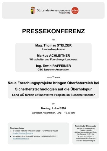 Vorschau Bild von Unterlage zur Pressekonferenz