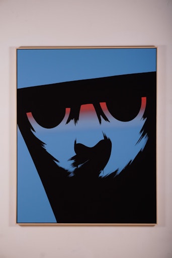  Golif Originalwerk, OT, Acryl und Vantablack auf Leinwand,
120x150cm