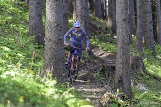  Die Mountainbike-Strecke Brandwaldsteig im steirischen Murtal
entstand dank einer Initiative, an der auch die Naturfreunde
beteiligt waren.