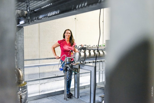 Unter der Leitung von Angela Hofmann entwickelte das
Josef-Ressel-Zentrum innovative Verfahren zur Herstellung und
Anwendung von Pulveraktivkohle aus kommunalen Reststoffen.
©MCI/Barbara Koller