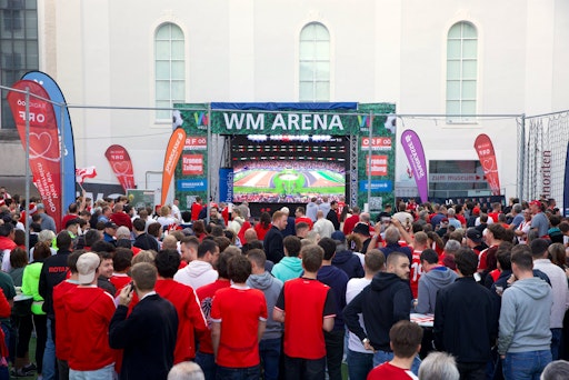 WM Public Viewing in Wels 17.6.