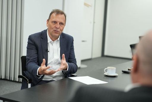 BRZ-Geschäftsführer Roland Ledinger im Gespräch