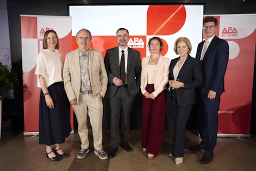 Vorschau Bild von Die APA - Austria Presse Agentur beging gestern, Mittwoch, in
einem Festakt ihr 80-jähriges Jubiläum als unabhängige
Nachrichtenagentur.
