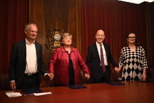 Unterzeichnung des Memorandum of Unterstanding