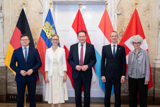 Bundesminister Norbert Totschnig empfängt deutschsprachige
Umweltministerinnen und Umweltminister in Wien