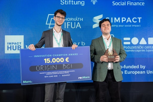 Vorschau Bild von David-Alexandru Popescu, CEO (links), und Vlad-Alexandru Țoropoc,
Community Manager (rechts) von Origin BCI.