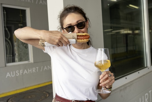 Sip n' Snack mit rot weiss rosé und Gusto Guerilla