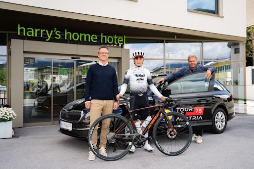 harry's home ist Hauptsponsor des Tour of Austria Club der Lidl
Tour of Austria 2026 und organisiert den exklusiven VIP-Gästebereich
entlang aller fünf Etappen.