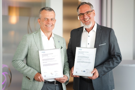 Foto (v.l.n.r.): MMag. Christoph Zimmel, CEO & Managing Partner,
und Mag. Markus Schupp, Head of IT & AI Projects, beide Grant
Thornton Austria.