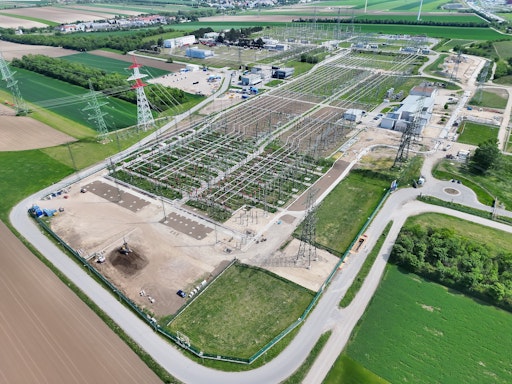 Vorschau Bild von Das Umspannwerk Wien Südost von oben