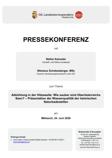 Vorschau Bild von Unterlage zur Pressekonferenz