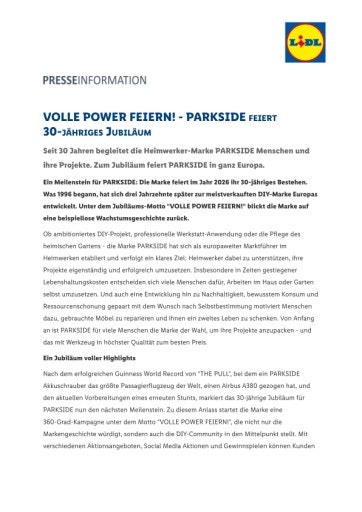 Vorschau Bild von Pressemitteilung