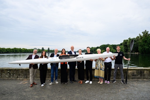 Die Hannover Veranstaltungs GmbH (HVG), die Finals GmbH,
Landeshauptstadt Hannover und Region Hannover stellen im Rahmen
einer Pressekonferenz Hannovers Doppel-Event Maschseefest und die
Finals 2026 vor. V.l. Jan Egge Sedelies, Josina Kelz, Jens Palandt,
Naomi Peter, Belit Onay, Anna Kentrath, André Lawiszus, Susanne
Blasberg-Bense, Ralf Sonnenberg und Niclas Bruns. // Weiterer Text
über ots und www.presseportal.de/nr/171861 / Die Verwendung dieses
Bildes für redaktionelle Zwecke ist unter Beachtung aller
mitgeteilten Nutzungsbedingungen zulässig und dann auch honorarfrei.
Veröffentlichung ausschließlich mit Bildrechte-Hinweis.