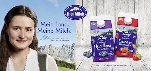 Vorschau Bild von Tirol Milch Plakat Kampagne