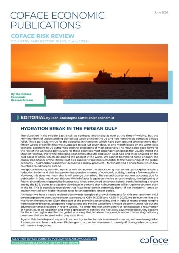 Vorschau Bild von Studie zu OTS - Coface Risk Review