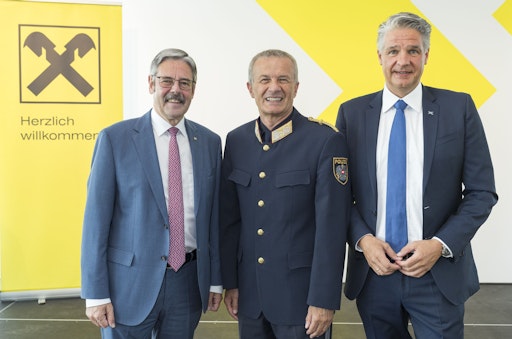 v.l.n.r. Erwin Hameseder, Franz Popp, Stefan Jauk