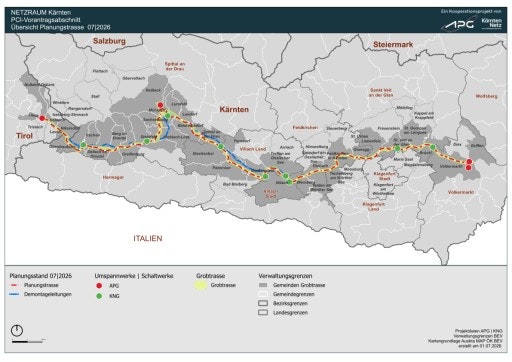 Vorschau Bild von Grafik Planungstrasse, Juni 2026