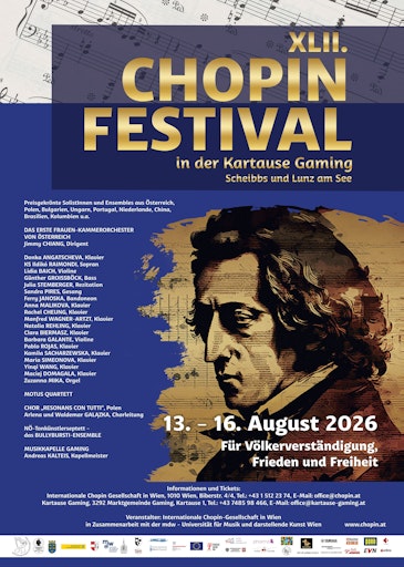 Plakat Chopin Festival 2026