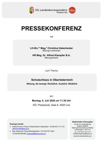 Vorschau Bild von Unterlage zur Pressekonferenz