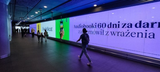  BookBeat Werbung in Fußgänger-Unterführung // Weiterer Text über
ots und www.presseportal.de/nr/133196 / Die Verwendung dieses Bildes
für redaktionelle Zwecke ist unter Beachtung aller mitgeteilten
Nutzungsbedingungen zulässig und dann auch honorarfrei.
Veröffentlichung ausschließlich mit Bildrechte-Hinweis.