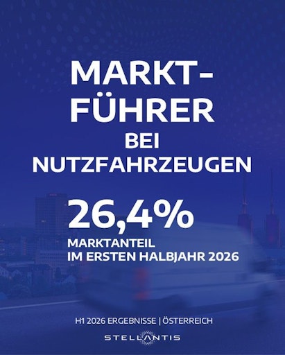 Vorschau Bild von Stellantis Austria Marktführer bei leichten Nutzfahrzeugen