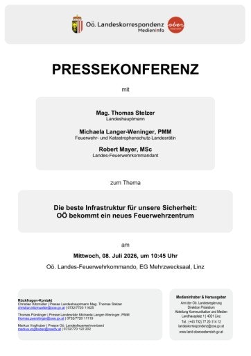 Vorschau Bild von Unterlage zur Pressekonferenz