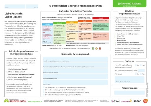 Vorschau Bild von Persönlicher Therapie-Management-Plan