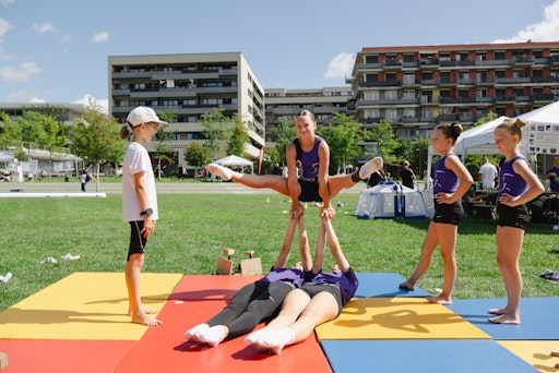 Vorschau Bild von Auch bei der 2. Ausgabe des Sportfestes Donaustadt am 12.
September warten Bewegungsangebote und ein umfangreiches
Rahmenprogramm. Sportvereine können sich bei „Gutes aus der
Seestadt“ anmelden.