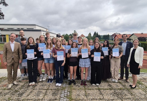 Gruppe von Schüler*innen des BG/BRG Gmünd