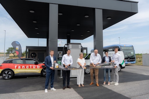 Bildtext v.l.n.r: BE Solution GF Benjamin Böckl, Burgenland
Energie CEO Stephan Sharma, Bürgermeisterin Mattersburg Claudia
Schlager, Landeshauptmann Hans Peter Doskozil, LIB GF Jutta Benedek,
Solah Group GF Alexander Pultz