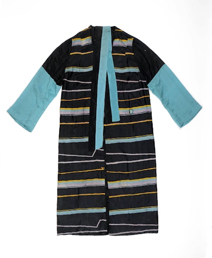 Kimono aus dem WW-Stoff "Donnerwetter" von Felice Rix-Ueno, um
1920 Seide, bedruckt