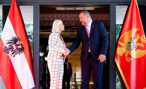 Verteidigungsministerin Klaudia Tanner traf auf Amtskollegen in
Montenegro